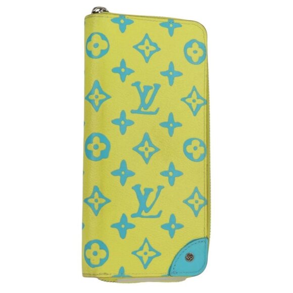 LOUIS VUITTON Playground Zippy Wallet Vertical Wallet Yellow - Picture 1 of 15